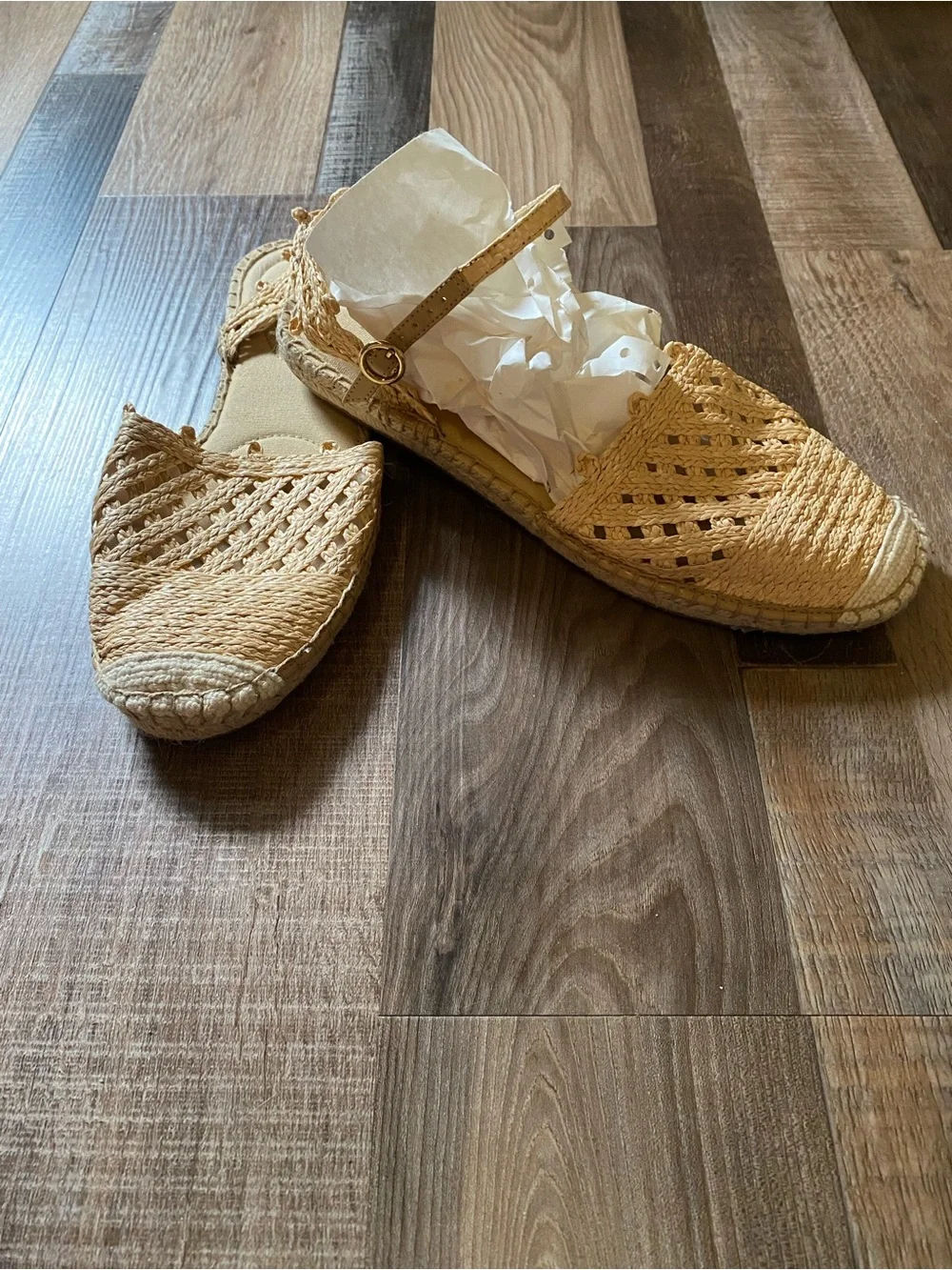 Talbots Woven Espadrille Flats in Tan